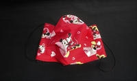 Image Red Heart M. Mouse Face Mask