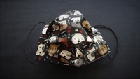 Image Black Dogs Face Mask