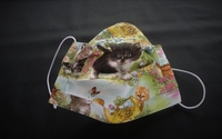 Image Garden Kittens Face Mask