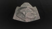 Image Gray Contrast Print Face Mask