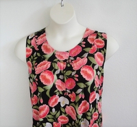 Image Sara Shirt - Coral Poppy Rayon Knit
