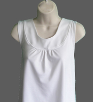 Image Sara Shirt - White Nylon Knit